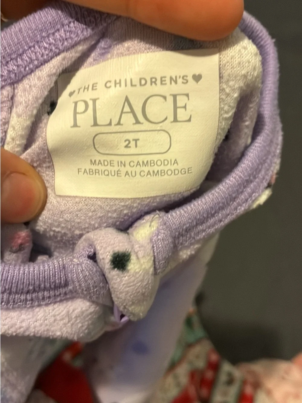 Carter's Red & Green Fair Isle Footed One-Piece Pajamas